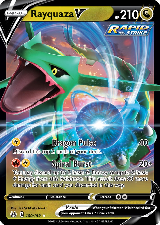 Rayquaza V 100/159 (Jumbo Card) [Sword & Shield: Evolving Skies] | Game Haven TX