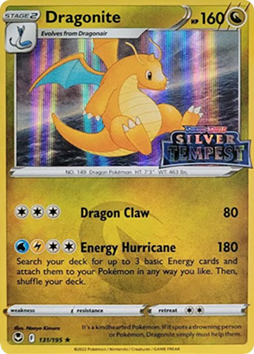 Dragonite (131/195) (Silver Tempest Stamped) [Sword & Shield: Silver Tempest] | Game Haven TX