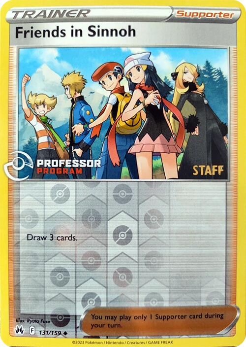 Friends in Sinnoh (131/159) (2023 Staff) [Professor Program Promos] | Game Haven TX