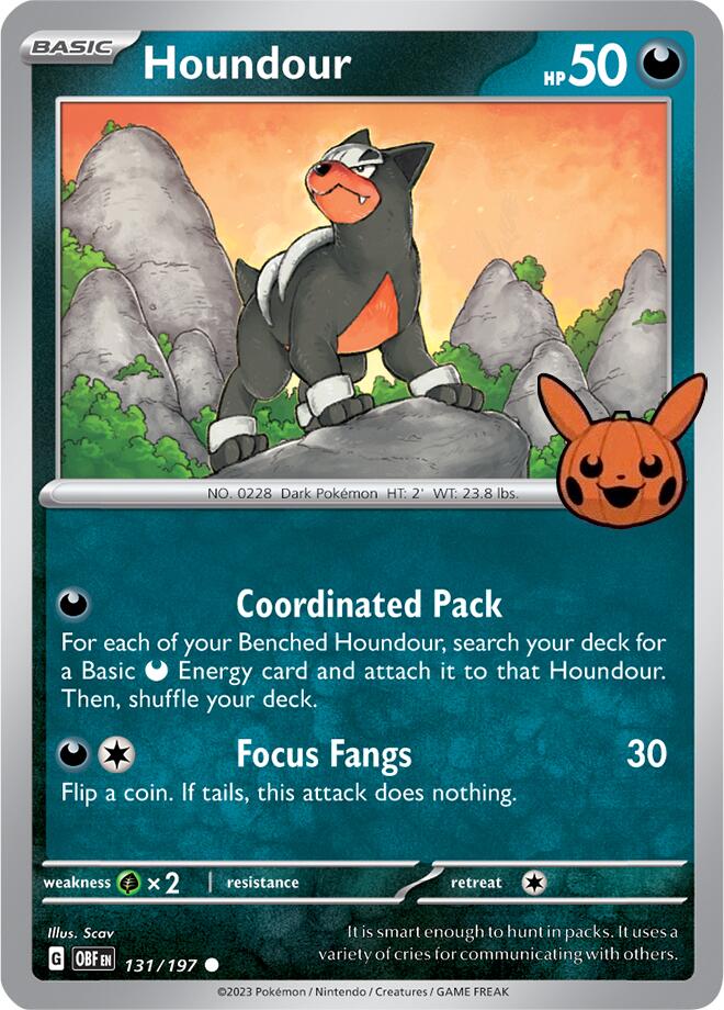 Houndour (131/197) [Trick or Trade 2024] | Game Haven TX