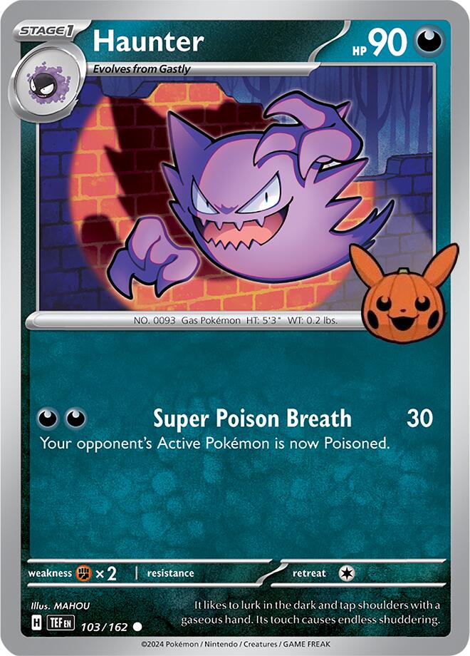 Haunter (103/162) [Trick or Trade 2024] | Game Haven TX