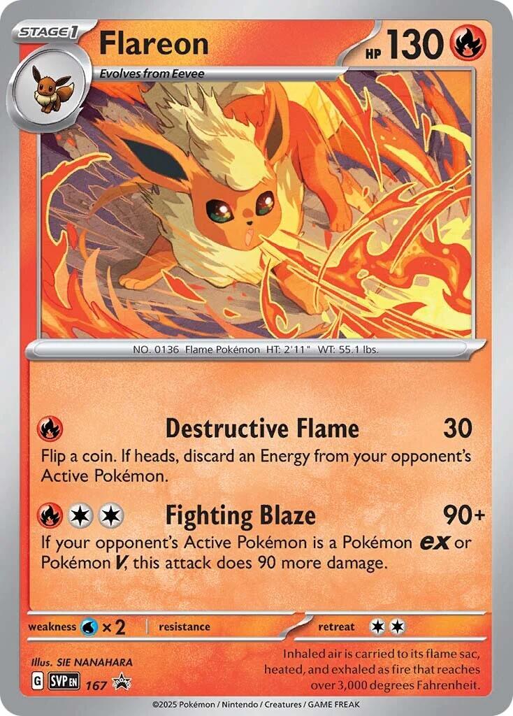 Flareon (SVP167) [Scarlet & Violet: Black Star Promos] | Game Haven TX