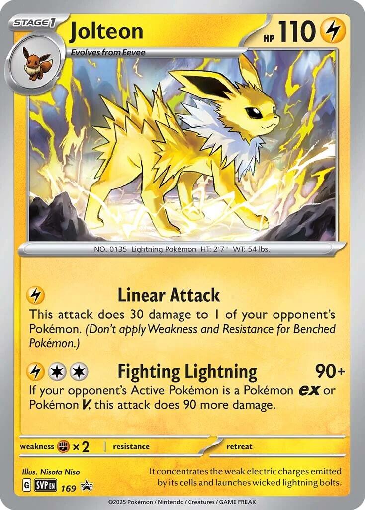 Jolteon (SVP169) [Scarlet & Violet: Black Star Promos] | Game Haven TX
