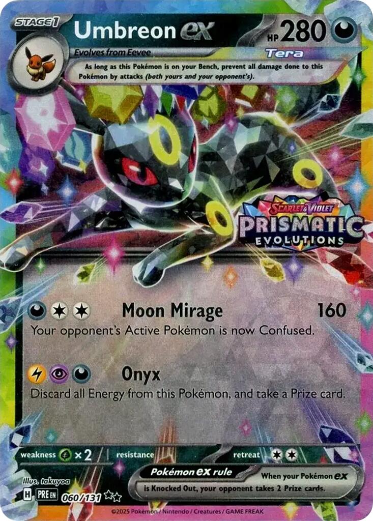 Umbreon ex (060/131) (Prismatic Evolutions Stamp) [Scarlet & Violet: Prismatic Evolutions] | Game Haven TX