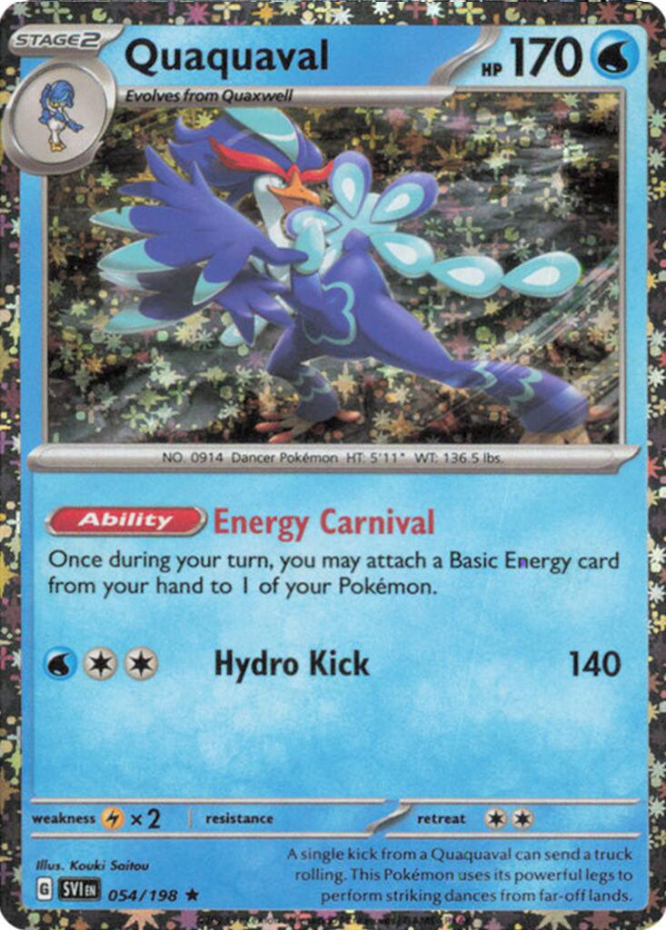 Quaquaval (054/198) (Sparkle Holo) [Miscellaneous Cards] | Game Haven TX