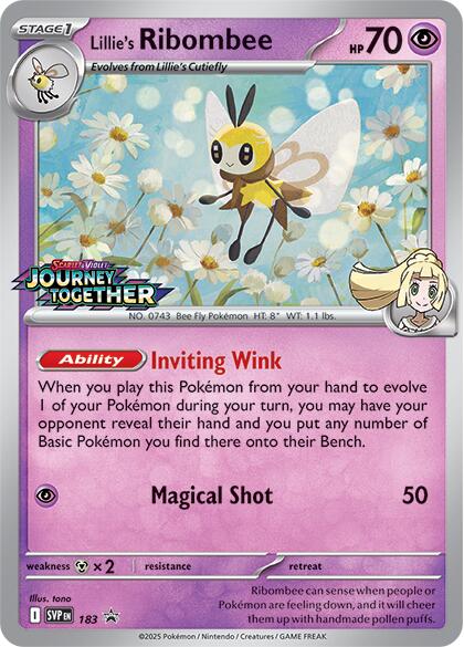Lillie's Ribombee (183) [Scarlet & Violet: Black Star Promos] | Game Haven TX