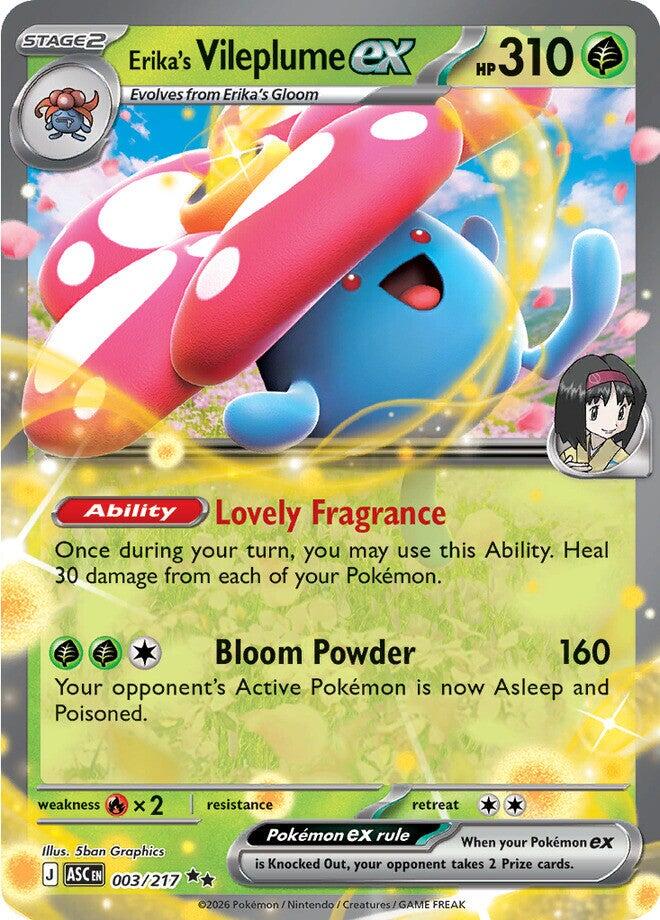 Erika's Vileplume ex (003/217) [Mega Evolution: Ascended Heroes] | Game Haven TX