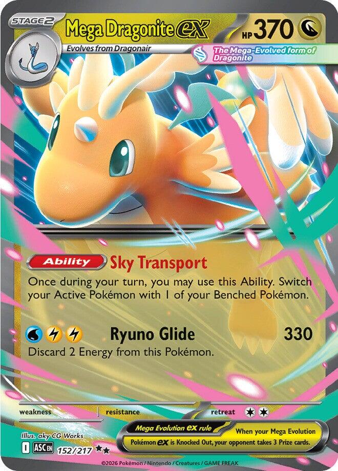 Mega Dragonite ex (152/217) [Mega Evolution: Ascended Heroes] | Game Haven TX
