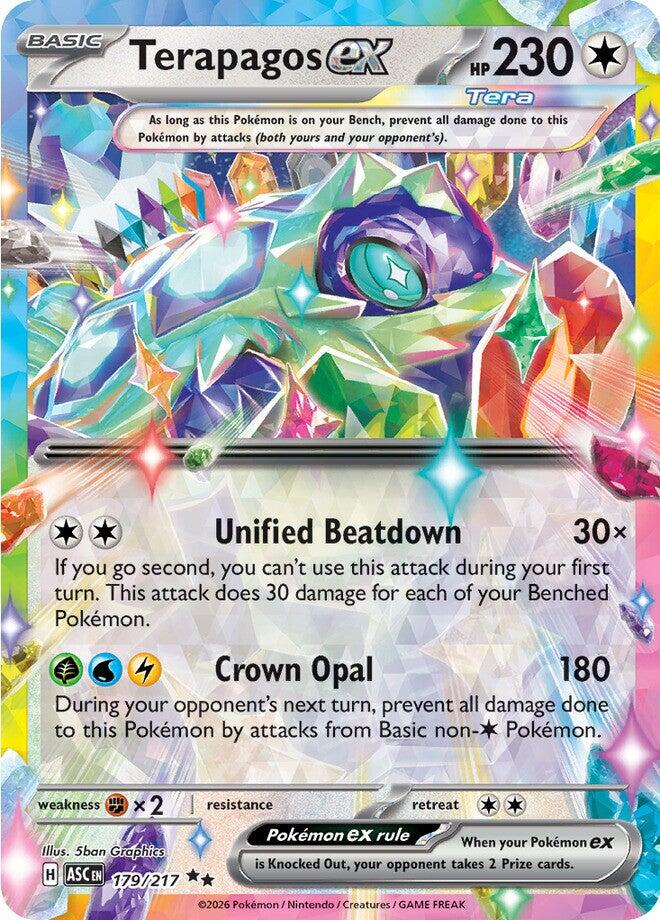 Terapagos ex (179/217) [Mega Evolution: Ascended Heroes] | Game Haven TX