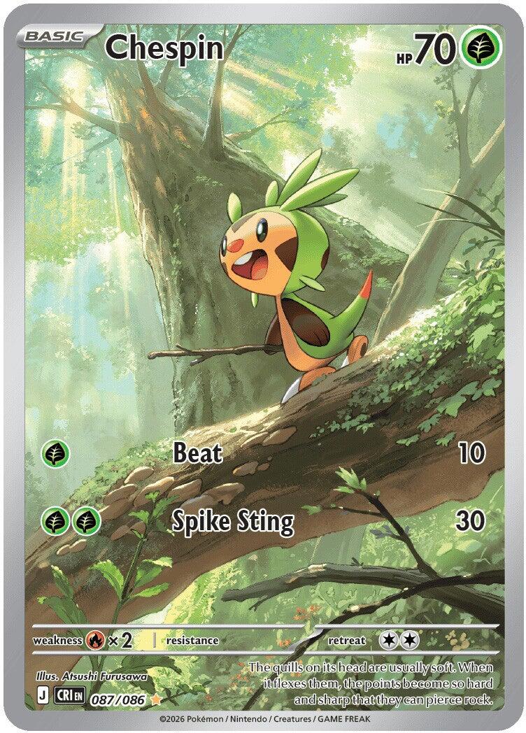 Chespin (087/086) [Mega Evolution: Chaos Rising] | Game Haven TX