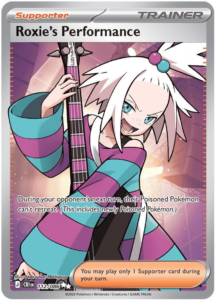 Roxie's Performance (112/086) [Mega Evolution: Chaos Rising] | Game Haven TX