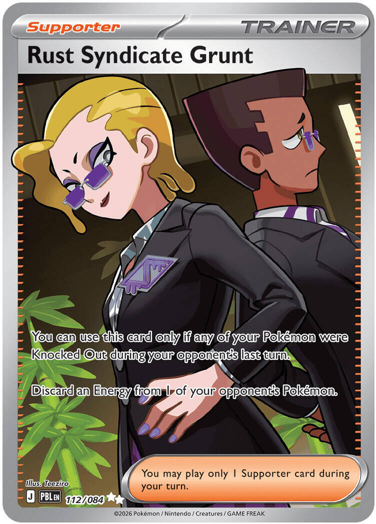 Rust Syndicate Grunt (112/084) [Mega Evolution: Pitch Black] | Game Haven TX