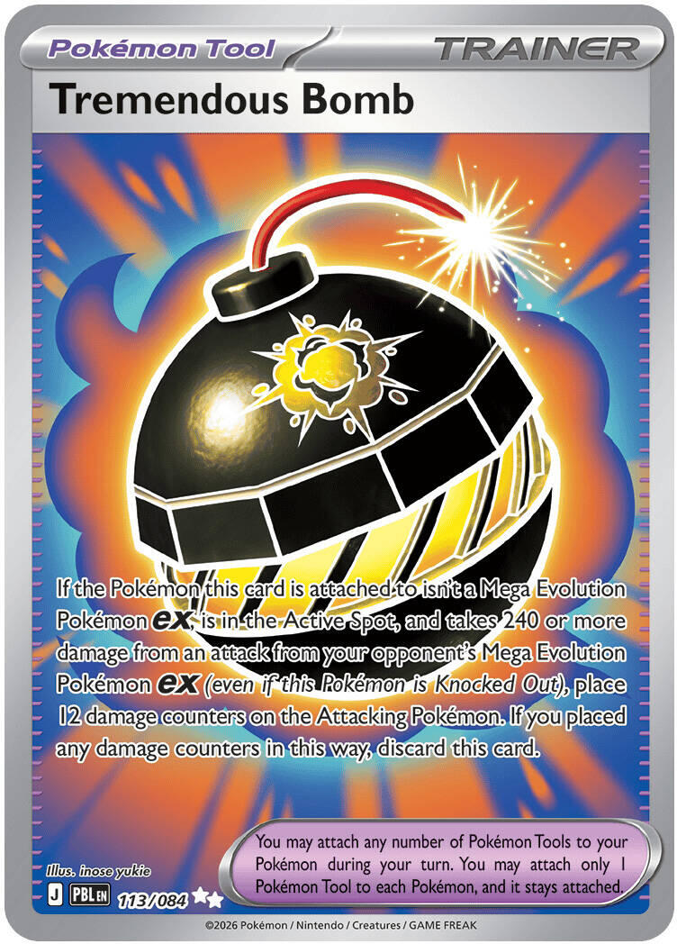 Tremendous Bomb (113/084) [Mega Evolution: Pitch Black] | Game Haven TX
