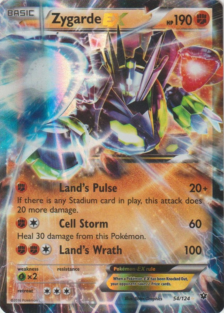 Zygarde EX (054/124) (Jumbo Card) [XY: Fates Collide] | Game Haven TX