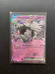 Houndstone ex SVP162 – Scarlet & Violet Black Star Promo Pokémon Card NM/M | Game Haven TX