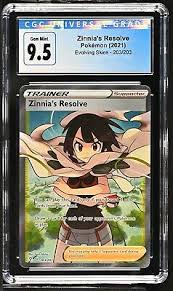 Zinnia's Resolve (203/203) - Gem Mint 9.5 | Game Haven TX