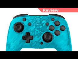 PDP Nintendo Switch Faceoff Wireless Deluxe Controller - Neon Blue Camo | Game Haven TX