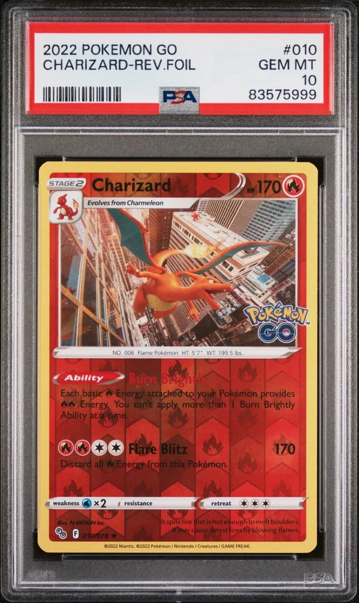 PSA GEM MT 10 Charizard ( 010/078 ) | Game Haven TX
