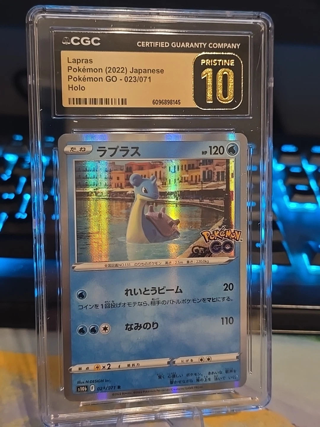CGC PRISTINE 10 Lapras (023/071) JAPANESE | Game Haven TX