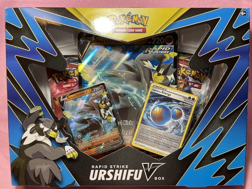 TCG Urshifu Blue Rapid Strike V Box Factory Sealed Display Box | Game Haven TX