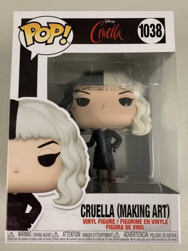 Cruella (Making Art) 1038 ~ Disney ~ Funko Pop Vinyl ~ NEAR MINT (DUPLICATE) | Game Haven TX