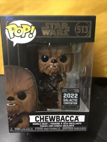 Funko Pop Star Wars Chewbacca Anaheim 2022 Star Wars Celebration Convention #513 | Game Haven TX