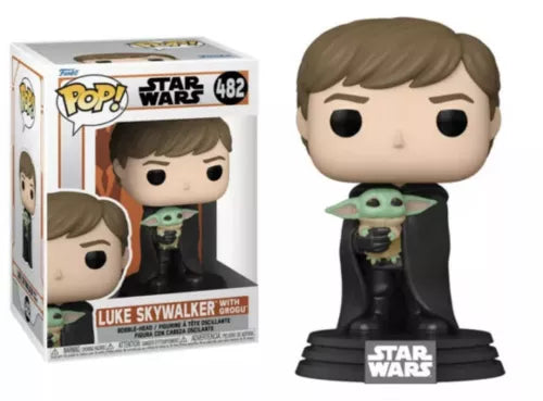 Funko Pop! Vinyl: Star Wars - Luke Skywalker with Grogu #482 | Game Haven TX