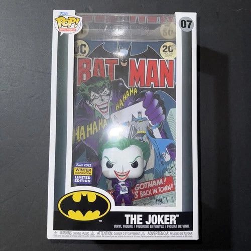 Funko Pop The Joker 07 Comic Cover Winter Convention 2022 Limited Edition Batman | Game Haven TX