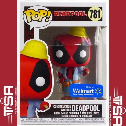 Construction Worker Deadpool Funko Pop 781 | Game Haven TX