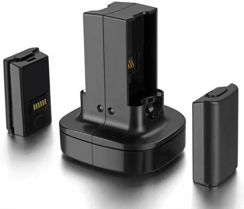 Xbox 360 Rechargeable Battery Pack & Dual Charging Station Dock Stand | Game Haven TX