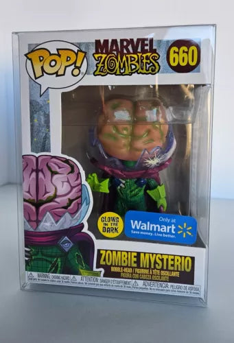 Funko Pop! Marvel Zombies Mysterio #660 Bubble Head+soft Protector | Game Haven TX