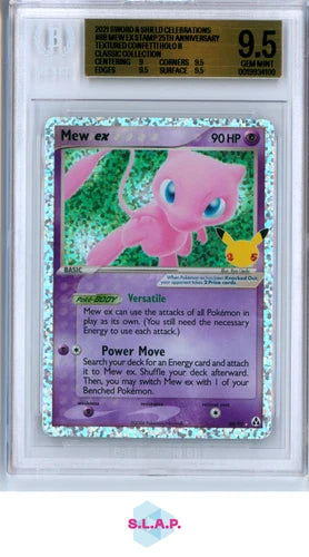 Mew ex (88/92) [celebrations] BECKETT 8 | Game Haven TX