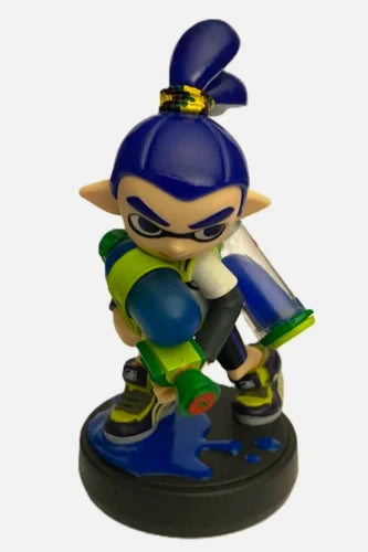 Splatoon Blue Inkling Boy Amiibo figure | Game Haven TX
