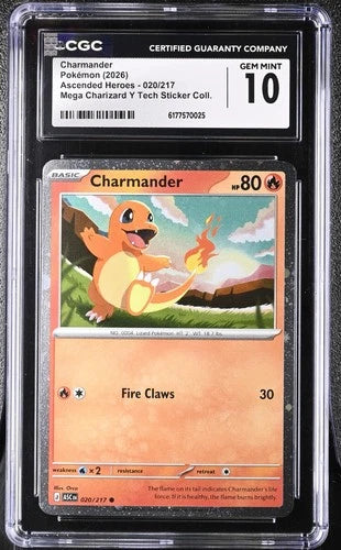 CGC 10 Charmander (020/217) | Game Haven TX