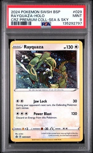 PSA 9 Rayquaza (SWSH029) | Game Haven TX