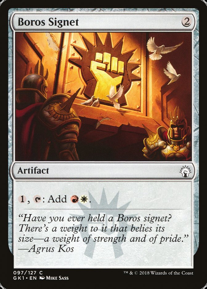 Boros Signet [GRN Guild Kit] | Game Haven TX