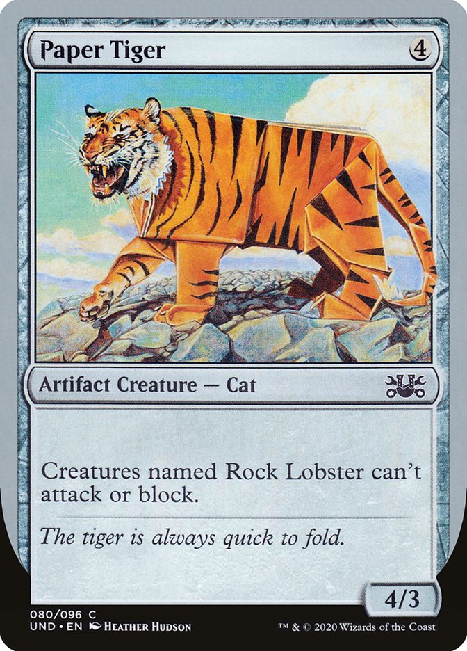 Paper Tiger [Unsanctioned] | Game Haven TX