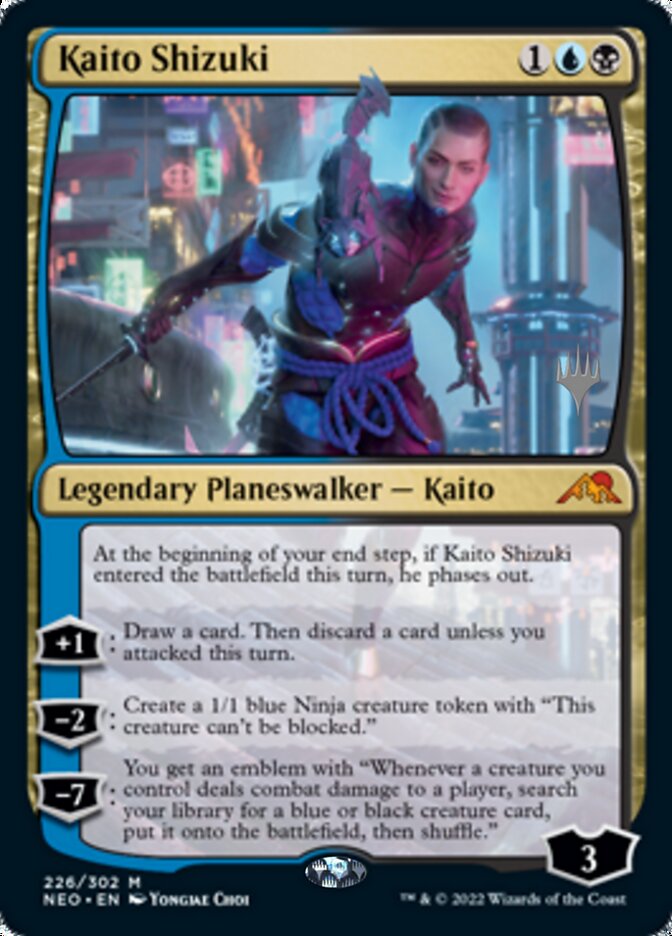 Kaito Shizuki (Promo Pack) [Kamigawa: Neon Dynasty Promos] | Game Haven TX