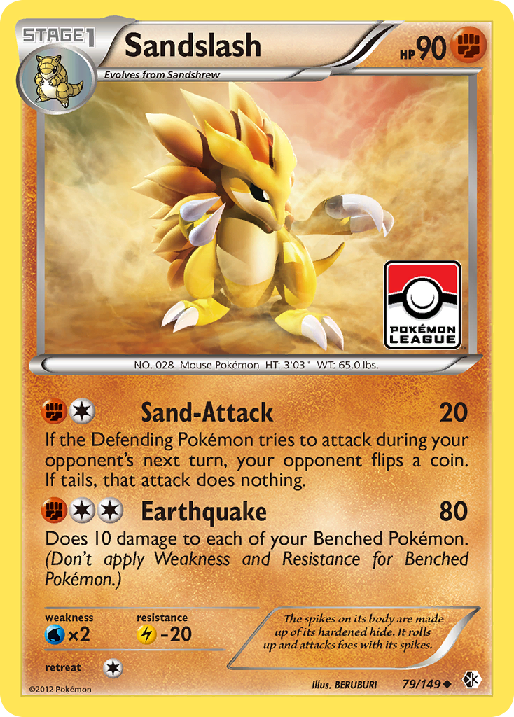 Sandslash (79/149) [Black & White: Boundaries Crossed] | Game Haven TX