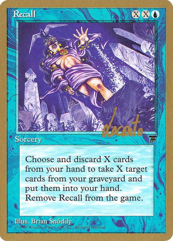 Recall (Michael Loconto) [Pro Tour Collector Set] | Game Haven TX