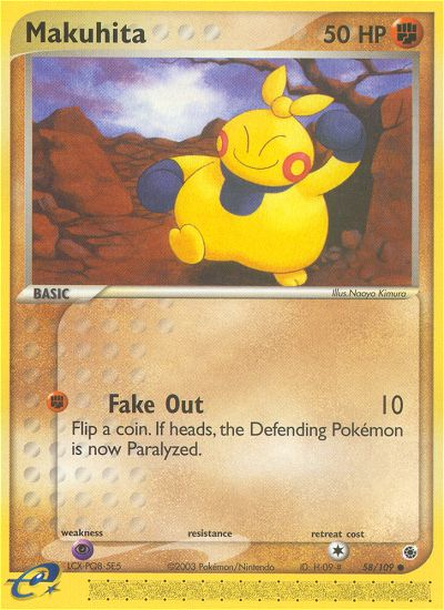 Makuhita (58/109) [EX: Ruby & Sapphire] | Game Haven TX