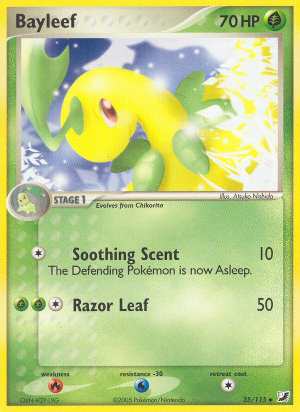 Bayleef (35/115) [EX: Unseen Forces] | Game Haven TX