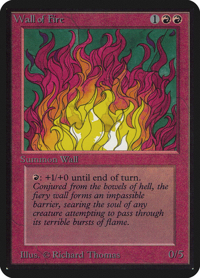Wall of Fire [Limited Edition Alpha] | Game Haven TX