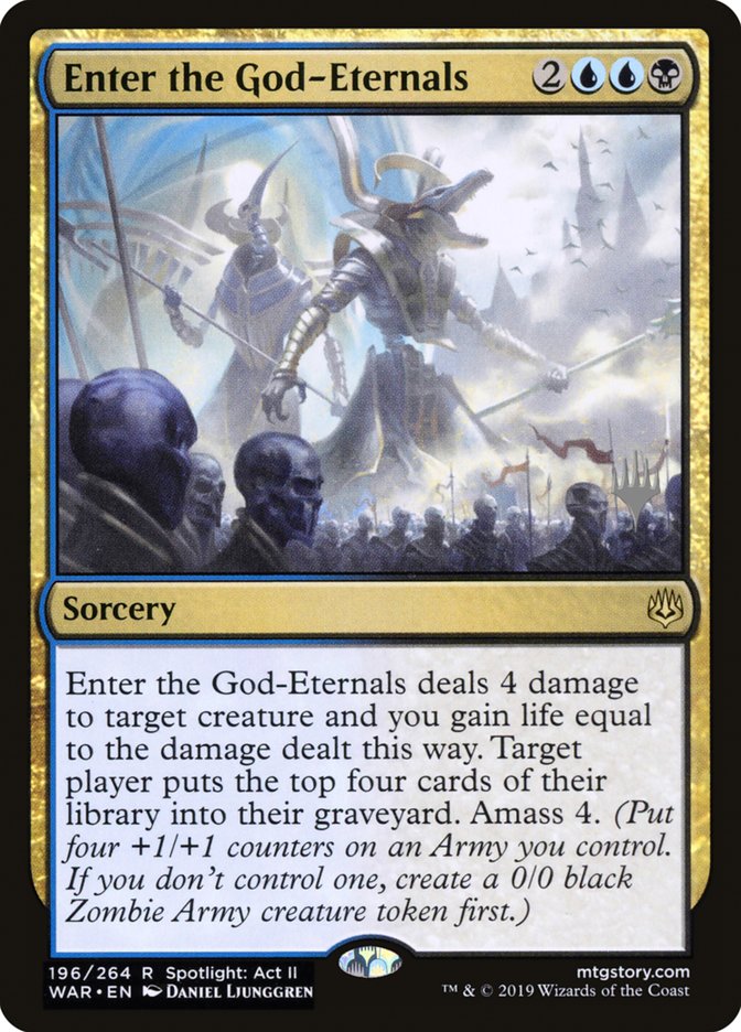 Enter the God-Eternals [War of the Spark Promos] | Game Haven TX