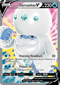 Galarian Darmanitan V (169/185) [Sword & Shield: Vivid Voltage] | Game Haven TX