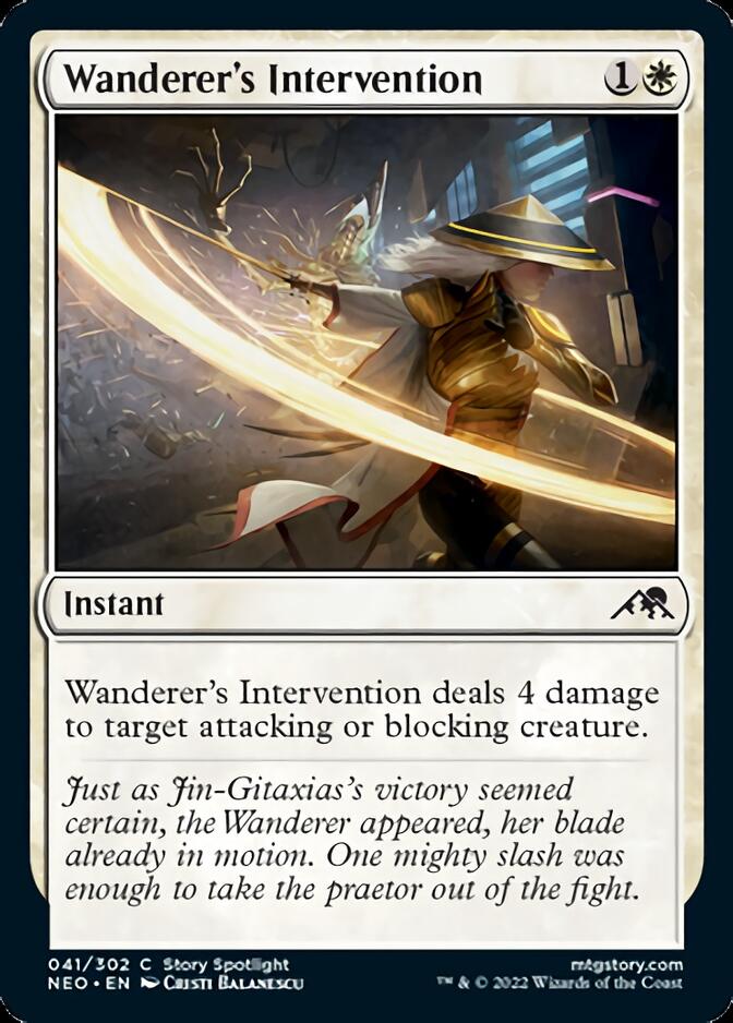 Wanderer's Intervention [Kamigawa: Neon Dynasty] | Game Haven TX