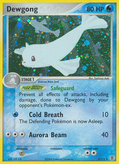Dewgong (3/112) [EX: FireRed & LeafGreen] | Game Haven TX