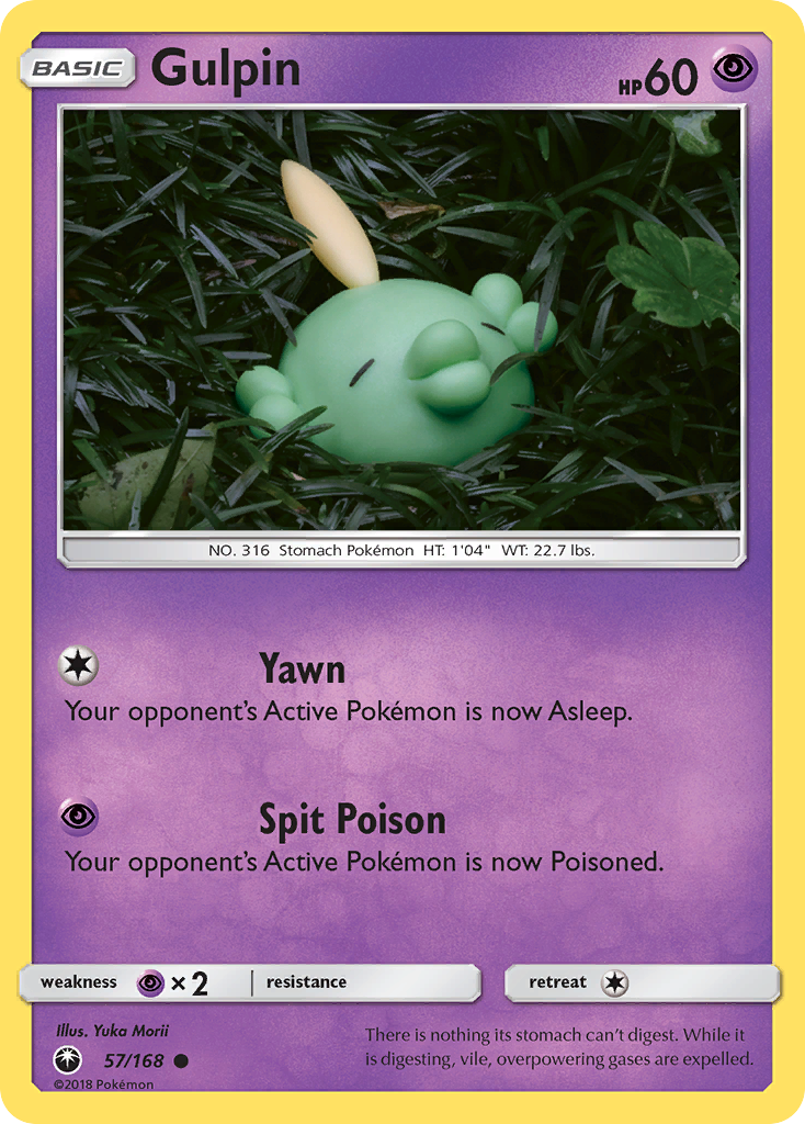 Gulpin (57/168) [Sun & Moon: Celestial Storm] | Game Haven TX