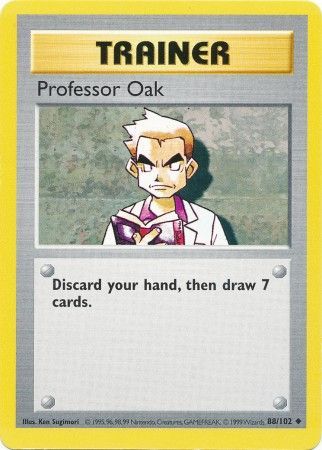 Professor Oak (88/102) [Base Set Shadowless Unlimited] | Game Haven TX
