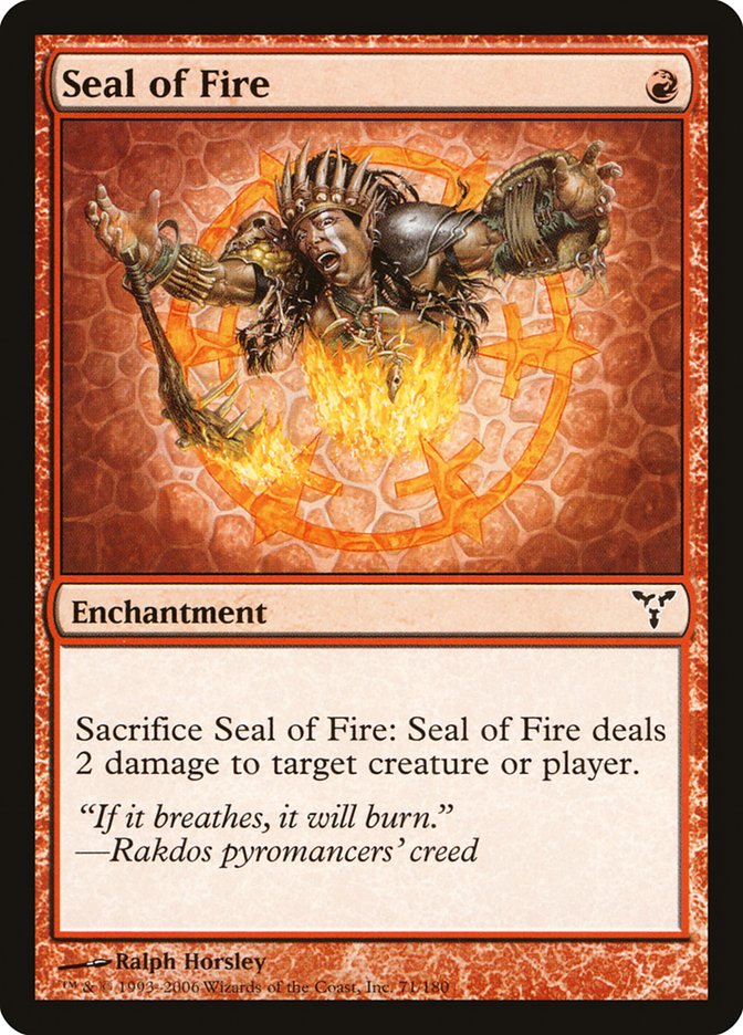 Seal of Fire [Dissension] | Game Haven TX